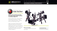 Desktop Screenshot of dfxrentals.com